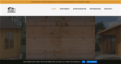 Desktop Screenshot of grosskoschener-holzblockhaeuser.de